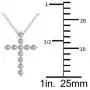 1/5 to 1/2 Carat Diamond Cross Pendant Necklace for Women in 14k White Gold (H-I, SI2-I1, cttw) with 18 Inch Silver Chain and Lobster Claw by Privosa Fine Jewelry 1/5 to 1/2 Carat Diamond Cross Pendant Necklace for Women in 14k White Gold (H-I, SI2-I1, cttw) with 18 Inch Silver Chain and Lobster Claw by Privosa Fine Jewelry