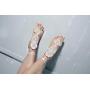 YiMinpwp Sparkly Lace Barefoot Bridal Sandals Wedding Shoes Sequin Swarovski Crystal Wedding Accessories