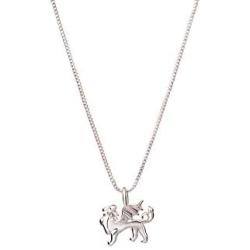 MAIDEARS Cute Animal Necklace for Women Girls S925 Sliver Pendant Necklace Fashion Animal Jewelry New Year Gift for Women Girls