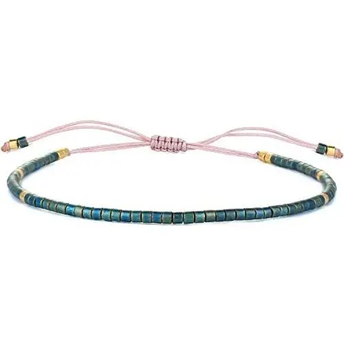 KELITCH Seed Bead Friendship Strand Bracelet Handmade Beaded String Bracelet Fashion Charm Jewelry KELITCH Seed Bead Friendship Strand Bracelet Handmade Beaded String Bracelet Fashion Charm Jewelry