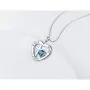 925 Sterling Silver God in My Heart Faith Hope Love Cross Pendant Necklace for Women Girlfriend Daughter Mother