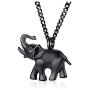 XUANPAI Elephant Urn Necklace for Ashes Cremation Keepsake Locket Memorial Pendant for Men Women