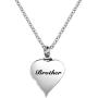 YSAHan Love Urn Necklace for Ashes Carved God has You in his arms I Have You in My Heart Cremation Memorial Pendant Stainless Steel Keepsake Jewelry