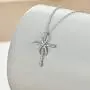 MONGAS Infinity Cross Necklace 925 Sterling Silver Cross Infinity Jewelry for Women MONGAS Infinity Cross Necklace 925 Sterling Silver Cross Infinity Jewelry for Women
