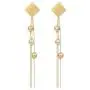 Tanpie Dangle Earrings for Women, Golden Long Tassel Stud Earrings, Fashion Jewelry for Valentine Friendship Tanpie Dangle Earrings for Women, Golden Long Tassel Stud Earrings, Fashion Jewelry for Valentine Friendship