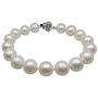 Pearl Romance II Round Pearl II White Pearl Necklace Bracelet & Earrings Set for Women 3 Piece Set Strand Stud Earring Pearl Jewelry Christmas Genuine Cultured Freshwater (16, 6.0-6.5mm)