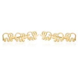 Frodete Cute Baby Elephant Stud Earrings Lovely Animal Alloy Earrings Women Girl Jewelry