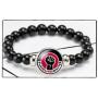 Black Lives Matter Bracelet - BLM Anti-Racism BLM Movement Bracelets Awareness Support Wristband Bracelets (Red)