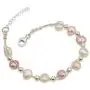 Entwined Cultured Pearl and Sterling Silver Beads 17.7'' Chain Necklace or 7.3'' Bracelet with Bonus Sterling Pearl Studs Entwined Cultured Pearl and Sterling Silver Beads 17.7'' Chain Necklace or 7.3'' Bracelet with Bonus Sterling Pearl Studs