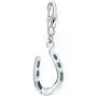 AFFY Jewelry Multi Color Enamel Horseshoe Charm Pendant Necklace in 925 Sterling Silver
