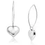 Big Apple Hoops - Mothers Day Valentine Love Heart Dangle Drop Earrings Made from Real Solid 925 Sterling Silver in 3 Color Rose, Silver or Gold with Protective Electrocoated Finish for Maximum Anti-Tarnish Big Apple Hoops - Mothers Day Valentine Love Heart Dangle Drop Earrings Made from Real Solid 925 Sterling Silver in 3 Color Rose, Silver or Gold with Protective Electrocoated Finish for Maximum Anti-Tarnish