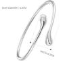Vitaltyextracts Silver Plated Bracelet Shining Bangle Bracelets (Silver)