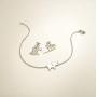 FANCIME White/Yellow/Rose Gold Plated 925 Sterling Silver Small Little Mini Cute Elephant Stud Earrings Dainty Fine Jewelry For Women Girls