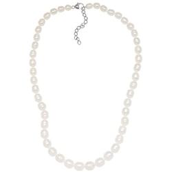 Silpada White Ringed Freshwater Cultured Pearl Earring, Bracelets & Necklace Set in Sterling Silver