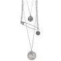YERTTER Multi-Layered Paper Clip and Coin Pendant Necklace Boho Jewelry Set Layered Pendant Statement Chunky Chain Necklace for Women Man YERTTER Multi-Layered Paper Clip and Coin Pendant Necklace Boho Jewelry Set Layered Pendant Statement Chunky Chain Necklace for Women Man