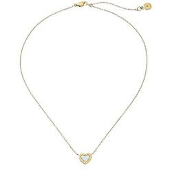 Michael Kors Gold-Tone Stud Earrings and Pendant Necklace Jewelry Set