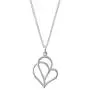 Boma Jewelry Sterling Silver Polished Twisting Heart Pendant Necklace, 18 Inches Boma Jewelry Sterling Silver Polished Twisting Heart Pendant Necklace, 18 Inches