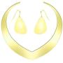 Halloween Arabian Princess Costume Gold Necklace Gold Earrings Collar Bib Statement Necklace Jewelry Dangle Teardrop Earrings Cleopatra Costumes Accessory Greek Goddess Egyptian Costume for Women