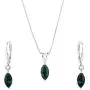 ShahGems Swarovski Marquise Earring Pendant Set Womens Stud Necklace Jewelry Gift ShahGems Swarovski Marquise Earring Pendant Set Womens Stud Necklace Jewelry Gift