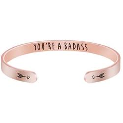 Joycuff Inspirational Bracelet Friendship Gifts for Her Girl Women Daughter Jewelry Best Friend BFF Cuff