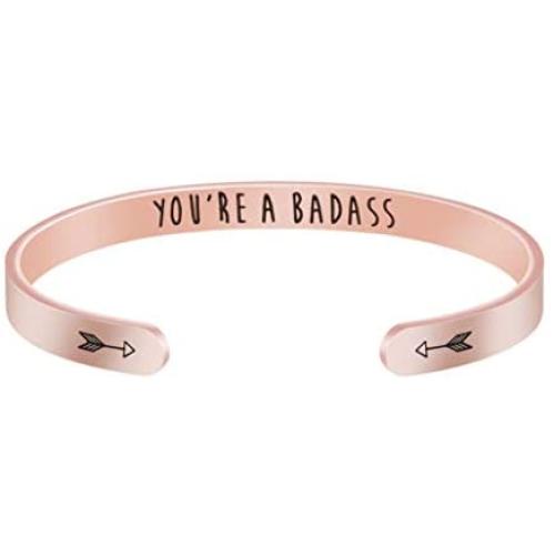 Joycuff Inspirational Bracelet Friendship Gifts for Her Girl Women Daughter Jewelry Best Friend BFF Cuff