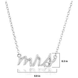 925 Sterling Silver Word Sentiment Necklace