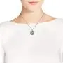 MIXIA Vintage Bronze Crescent Moon and Sun Pendant Necklace Retro Swirl Filigree Unisex Jewelry Gifts