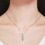 GOXO 925 Sterling Silver Good Luck Polished Celtic Knot Cross Pendant Necklace for Womens