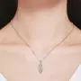 GOXO 925 Sterling Silver Good Luck Polished Celtic Knot Cross Pendant Necklace for Womens