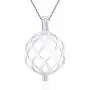LGSY Sterling Silver Twisted Ball Pearl Cage Pendants for Women, Essential Oil Diffuser Lockets for Pearl Jewelry LGSY Sterling Silver Twisted Ball Pearl Cage Pendants for Women, Essential Oil Diffuser Lockets for Pearl Jewelry