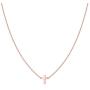 Turandoss Cross Necklace for Women - 14K Gold Filled Small Cross Pendant Simple Sideways Cross Necklace for Women Jewelry Gifts 14 16 Inches Chain Gold/White God/Rose Gold