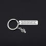 KUIYAI Plato Quote Keychain Music Gives a Soul to The Universe Keyring Gift for Musicians and Music Teachers Music Lover