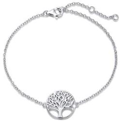 Agvana Sterling Silver Tree of Life Bracelet Mothers Day Gifts for Mom Anniversary Jewelry Birthday Gifts for Women Teen Girls Wife Lover Grandma Her Yourself with Jewelry Box, Length 7”