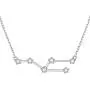 925 Sterling Silver CZ Astrology 12 Constellation Horoscope Sign Astrology Zodiac Star Necklace Birthday Gifts for Women Girls,18-20 inch