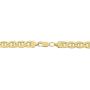 Kooljewelry Mens 14k Yellow Gold Filled Heavyweight 7.8 mm Mariner Link Chain Necklace