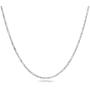 Thin 50 Gauge 1.5 MM 925 Sterling Silver Figaro Chain Necklace For Women Men Made In Italy Nickle-Free 16 18 20 24 Inch