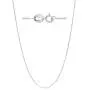 Sea of Ice Sterling Silver 1mm Round Cable Chain Necklace for Women, Girls, Men 14'' - 36'' Sea of Ice Sterling Silver 1mm Round Cable Chain Necklace for Women, Girls, Men 14'' - 36''