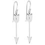 Valiant Hunters Arrow .925 Sterling Silver Dangle Earrings