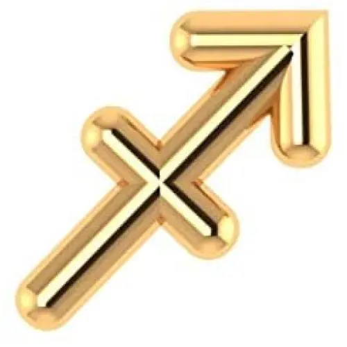 Adastra Jewelry Sagittarius Teeth Gems Charm 18k Yellow Gold Over 925 Sterling Silver Adastra Jewelry Sagittarius Teeth Gems Charm 18k Yellow Gold Over 925 Sterling Silver