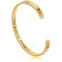 Asteria Jewelry Inspirational Gifts Keep Going for Women Cuff Bracelet Bangle Stainless Steel Engraved Come Gift Box (Keep Fucking Going(Gold))