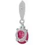 Spectrum Jewels Genuine Oval Shaped Ruby Gemstone 14K White Gold Charm Pendant Handmade Jewelry Spectrum Jewels Genuine Oval Shaped Ruby Gemstone 14K White Gold Charm Pendant Handmade Jewelry