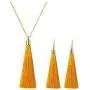 Dcfywl731 Long Tassel Necklace Earrings Set for Women Long Dainty Tassel Dangle Earrings Bohemian Jewelry Set for Girl Dcfywl731 Long Tassel Necklace Earrings Set for Women Long Dainty Tassel Dangle Earrings Bohemian Jewelry Set for Girl