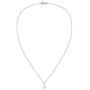 AeraVida Fun and Happy Smiley Face .925 Sterling Silver Pendant Necklace