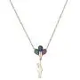 Absent Design Flying Balloon Necklace for Teen Girls | Unique Jewelry for Women | Multicolor Necklace with Flying Balloon Pendant for Girlfriend.