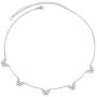 DAOCHONG 925 Sterling Silver Dainty Butterfly Choker Necklace for Women Teen Girls Jewelry Gifts Birthday
