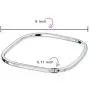 Personalized Engravable Plain Solid Square Shape Stackable Smooth Polished Bangle Bracelet For Women 925 Sterling Silver Personalized Engravable Plain Solid Square Shape Stackable Smooth Polished Bangle Bracelet For Women 925 Sterling Silver