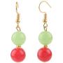 Efulgenz Fashion Chunky Multi Layered Faux Pearl Crystal Floral Statement Necklace Earrings Costume Jewelry Set (Color Options)