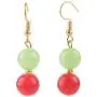 Efulgenz Fashion Chunky Multi Layered Faux Pearl Crystal Floral Statement Necklace Earrings Costume Jewelry Set (Color Options)