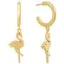 MYEARS Hoop Earrings Gold Half Open 14K Gold Filled Tiny Boho Beach Simple Delicate Handmade Hypoallergenic Jewelry Gift