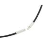 Justinstones Gemstone Hexagonal Pointed Reiki Chakra Pendant Genuine Leather Necklace 18''